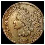 1869 Indian Head Cent NEARLY UNCIRCULATED