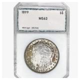 1899 Morgan Silver Dollar PCI MS62