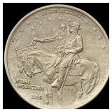 1925 Stone Mountain Half Dollar CHOICE AU