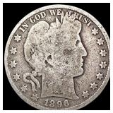 1896-O Barber Half Dollar NICELY CIRCULATED