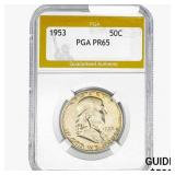 1953 Franklin Half Dollar PGA PR65