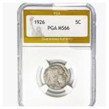 1926 Buffalo Nickel PGA MS66