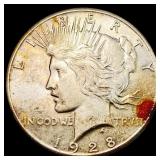 1928 Silver Peace Dollar CHOICE AU