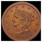 1849 Braided Hair Half Cent CHOICE AU