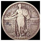 1917 T1 Standing Liberty Quarter NICELY CIRCULATED