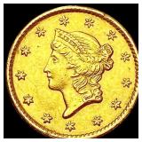 1851 Rare Gold Dollar CLOSELY UNCIRCULATED