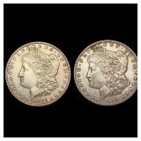 [2] 1885&1892 Morgan Silver Dollar CHOICE AU