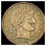 1896 Barber Quarter NEARLY UNCIRCULATED