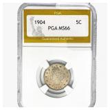 1904 Liberty Victory Nickel PGA MS66