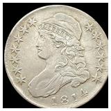 1814 Capped Bust Half Dollar CLOSELY UNCIRCULATED