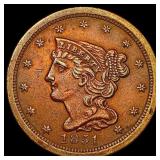 1851 Braided Hair Cent CHOICE AU