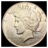 1927-S Silver Peace Dollar CLOSELY UNCIRCULATED