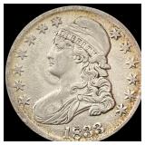 1833 Capped Bust Half Dollar CLOSELY UNCIRCULATED