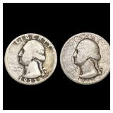 [2] 1932-S Washington Silver Quarter NICELY CIRCUL