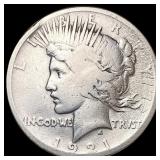 1921 Silver Peace Dollar NICELY CIRCULATED