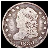 1830 Capped Bust Half Cent NICELY CIRCULATED