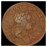 1723 Woods Hibernia Token NICELY CIRCULATED