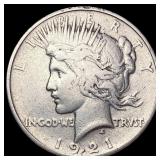 1921 Silver Peace Dollar LIGHTLY CIRCULATED