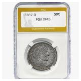 1897-O Barber Half Dollar PGA XF45