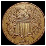 1869 Two Cent Piece CLOSELY UNCIRCULATED