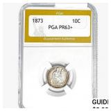 1873 Seated Liberty Dime PGA PR63+