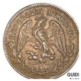 1902Zs FM Mexico Silver Peso CHOICE AU