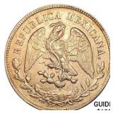 1902Zs FZ Mexico Silver Peso CHOICE AU