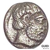 392-376 BC Caria, Mylasa Silver Diabol CLOSELY UNC