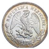 1901Mo AM Mexico Silver Peso CHOICE AU