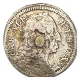 1732 Bavaria Silver 30 Kreuzer NEARLY UNCIRCULATED