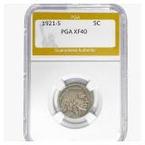 1921-S Buffalo Nickel PGA XF40