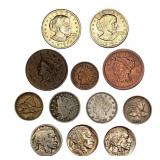 1837-1979 [12] U.S. Type Coin Lot