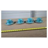 FIESTA CUPS AND SAUCERS