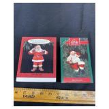 Hallmark Coke Santa Ornaments