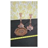 PINK DEPRESSION GLASS LOT