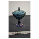 CARNIVAL GLASS CANDY DISH