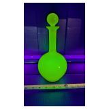 URANIUM GLASS DECANTER