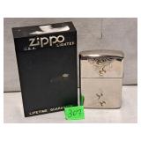 zippo silver plate unfired