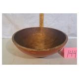 15-1/2 in. wooden bowl