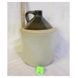 brown/white crock jug