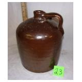 brown crock jug