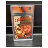 Nightmare on Elm Street FREDDY 7D card Graded 10