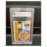 Vintage Juan Marichal Post Cereal Card Graded 10