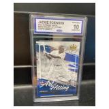 Jackie Robinson Art of Hitting Card Graded Gem 10