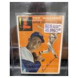 1954 Topps Ted Williams #1 Card Raw From Old Store