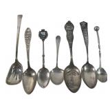 7pc Sterling Silver Collectors Spoons