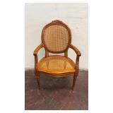 Antique French Childs Chair W/Cane Seat