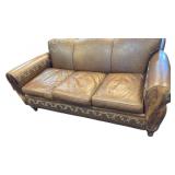 Western Cowhide Sofa by Old Hickory Tannery