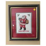 Santa Claus needle point