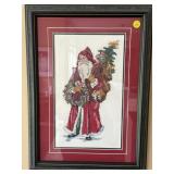 Father Christmas cross stitch